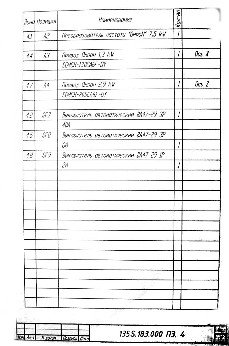 Перелік елементів схеми електричного токарного верстата 16Б16Т1 Перелік елементів схеми електричного токарного верстата 16Б16Т1